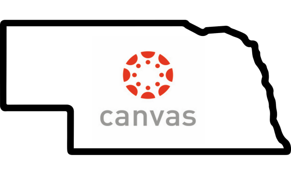 Canvas Logo on State of Nebraska