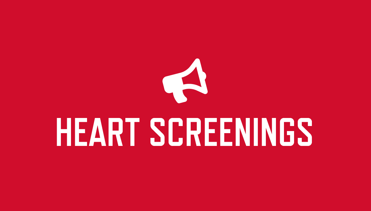 Free heart screening announcement