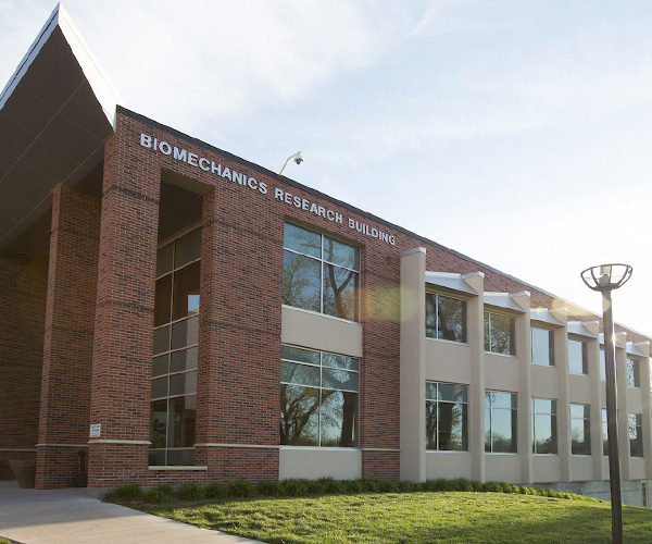 Exterior image of the Biomechanics Research Building