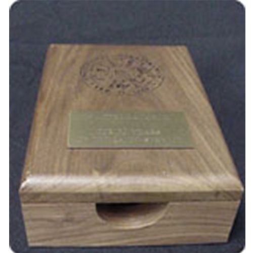 wooden note box