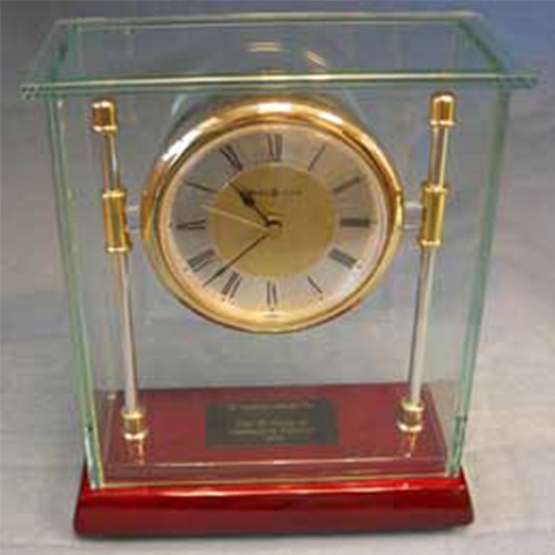 glass lid clock