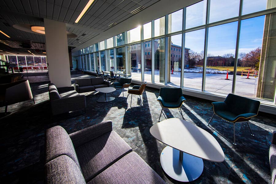 Dinsdale Learning Commons living room