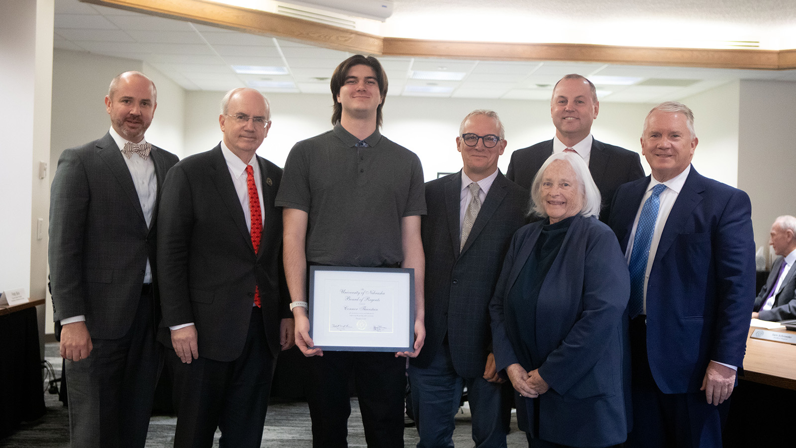 Connor Thierstein Kudos Award Group Photo