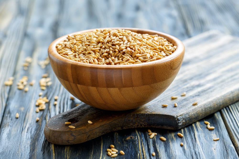 bowl of grains