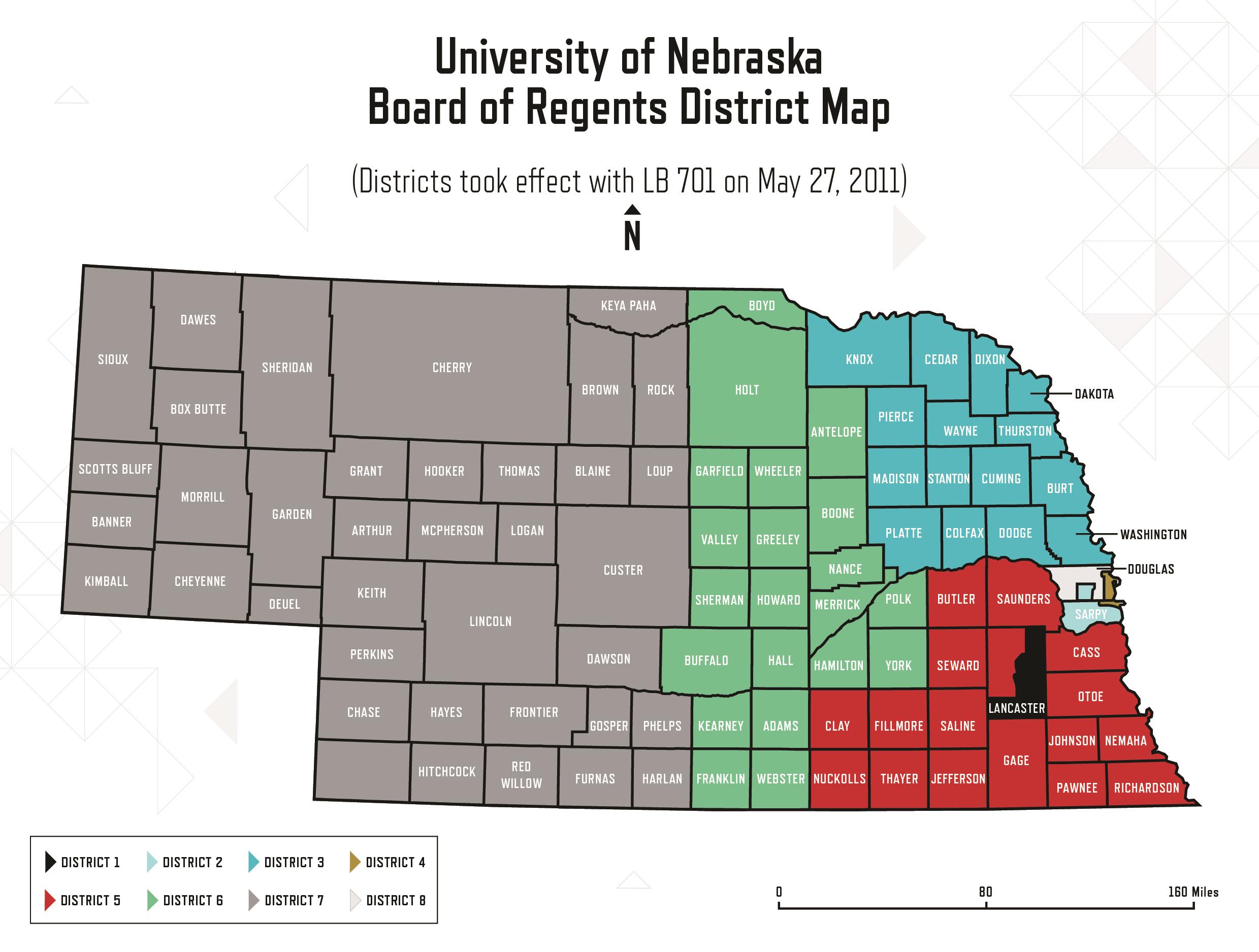Nebraska District Map