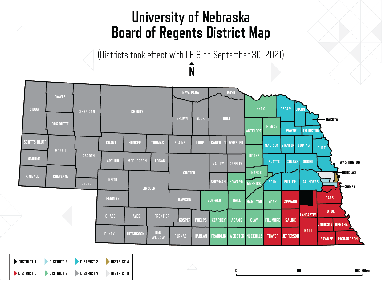 Nebraska District Map