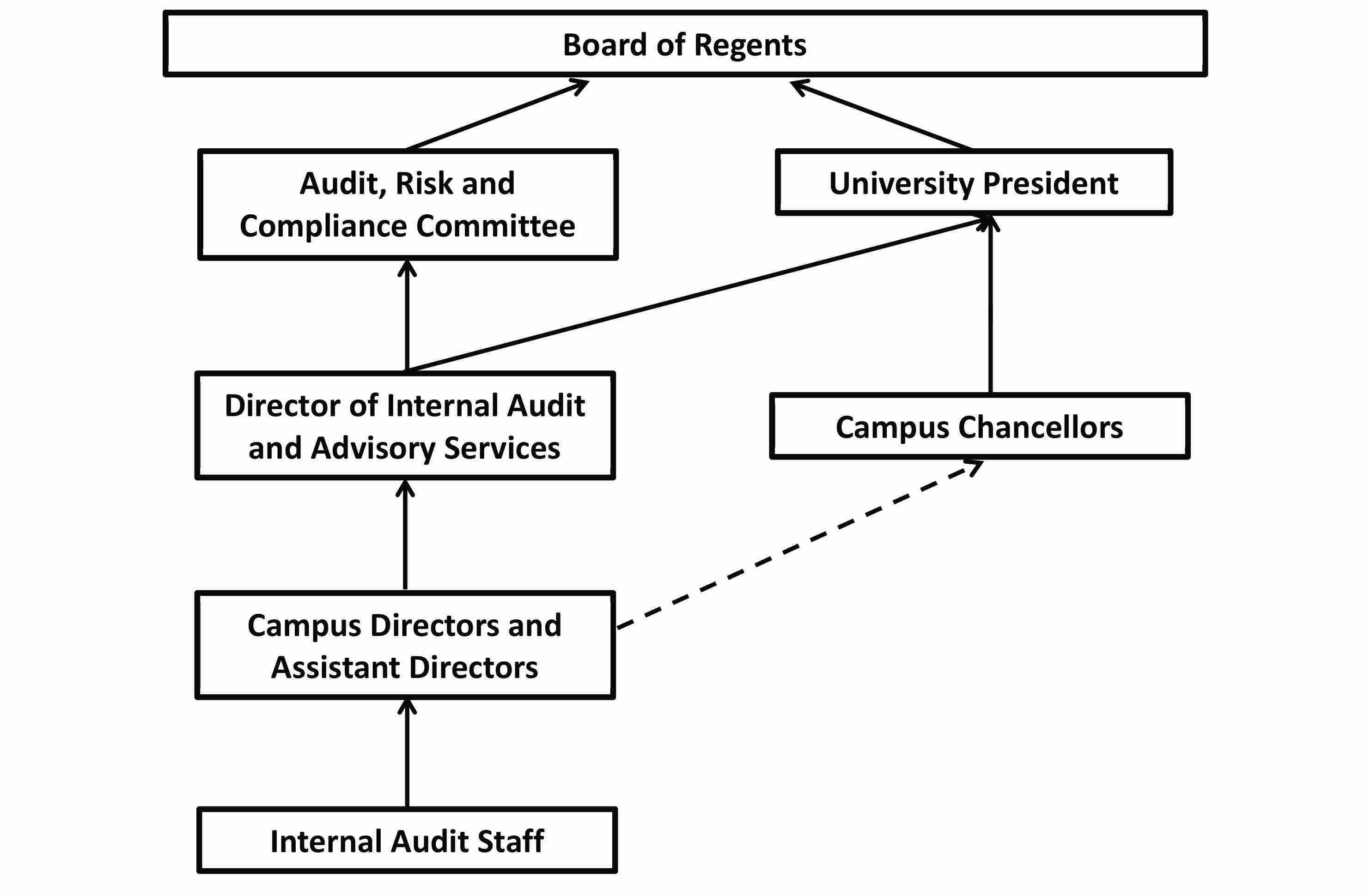 Internal Audit Organization Chart