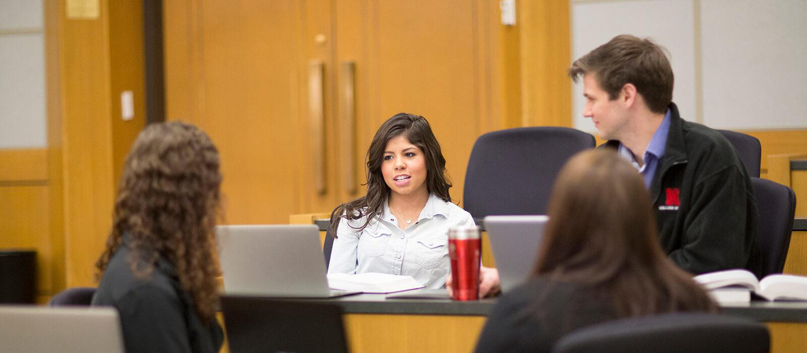 Group of Nebraska College of Law Students