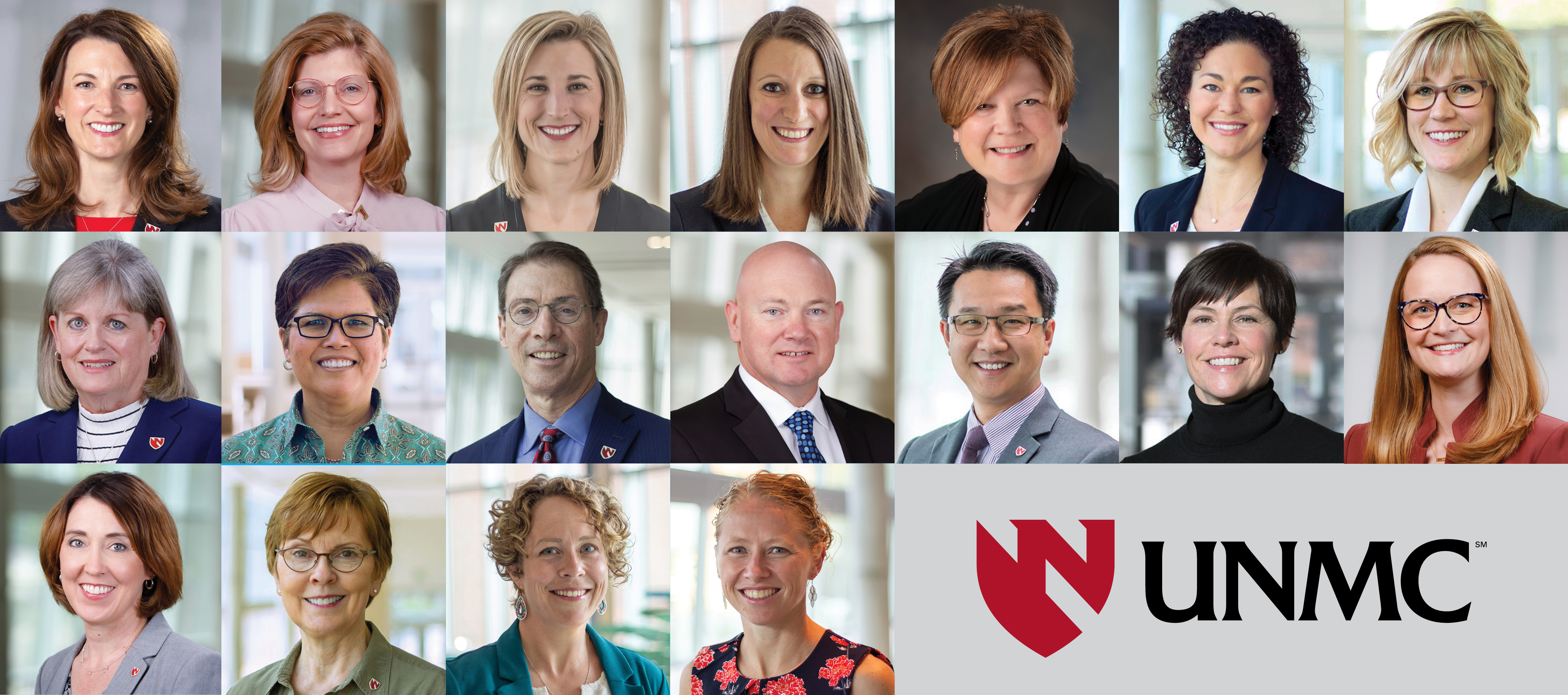 Faculty portraits from University of Nebraska Medical Center's Physical Therapy Department