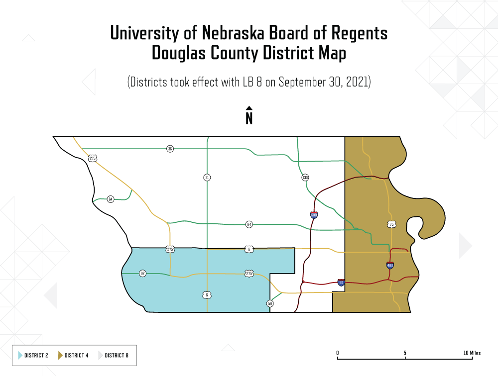 Board of Regents Districts in Douglas County