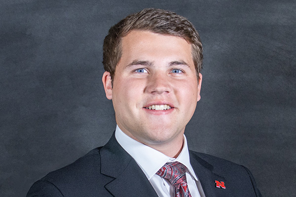 UNL Student Regent Kurt Schneider portrait