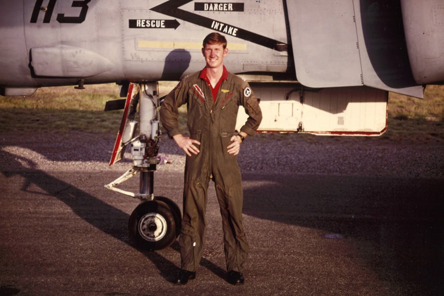 Ted Carter at the Navy Fighter Weapons School
