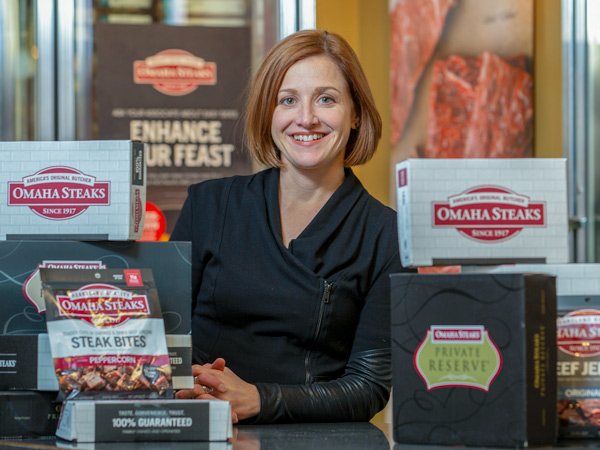 Lyndsey Hansen from Omaha Steaks