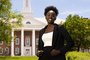 Alakiir Mapior, 2022 UNO graduate.