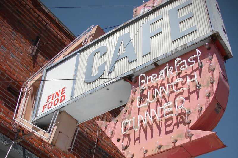 CAFE IN RURAL TOWN