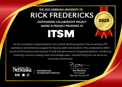 Outstanding Collaborative Project Award