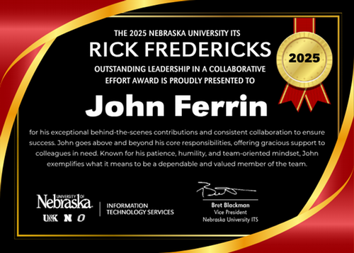 Outstanding Leadership in a Collaborative Effort Award