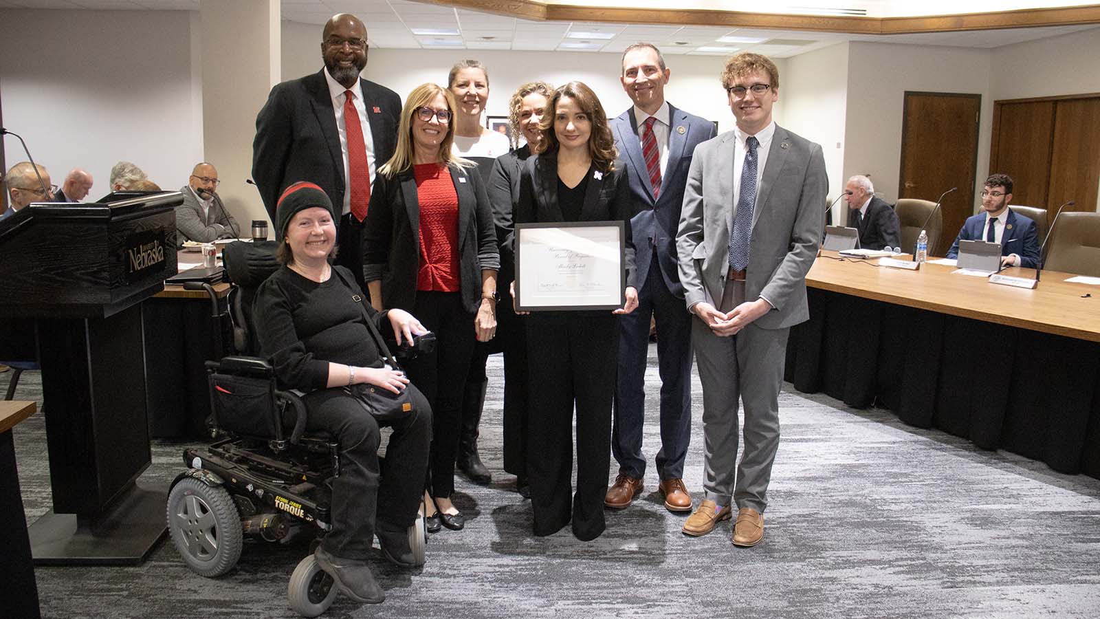 Mindy Liebelt Kudos Award group photo